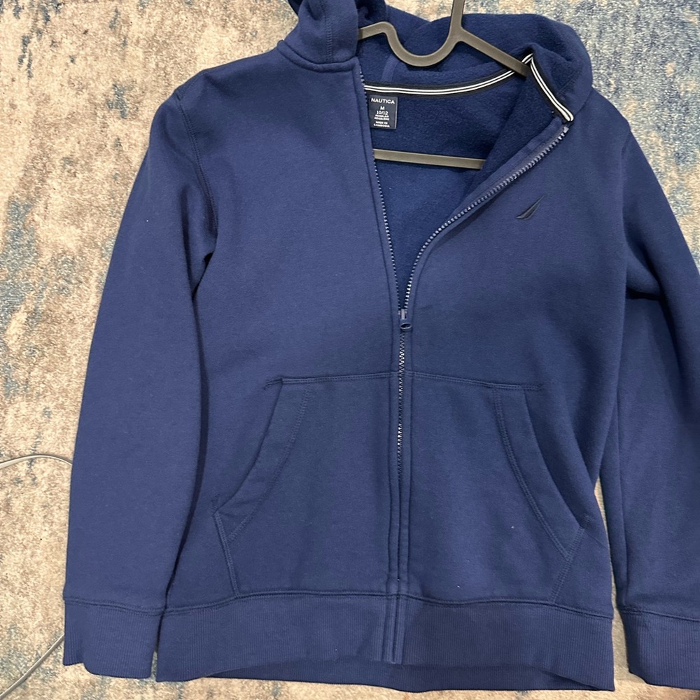 Nautica Deep Navy Full-Zip Hoodie